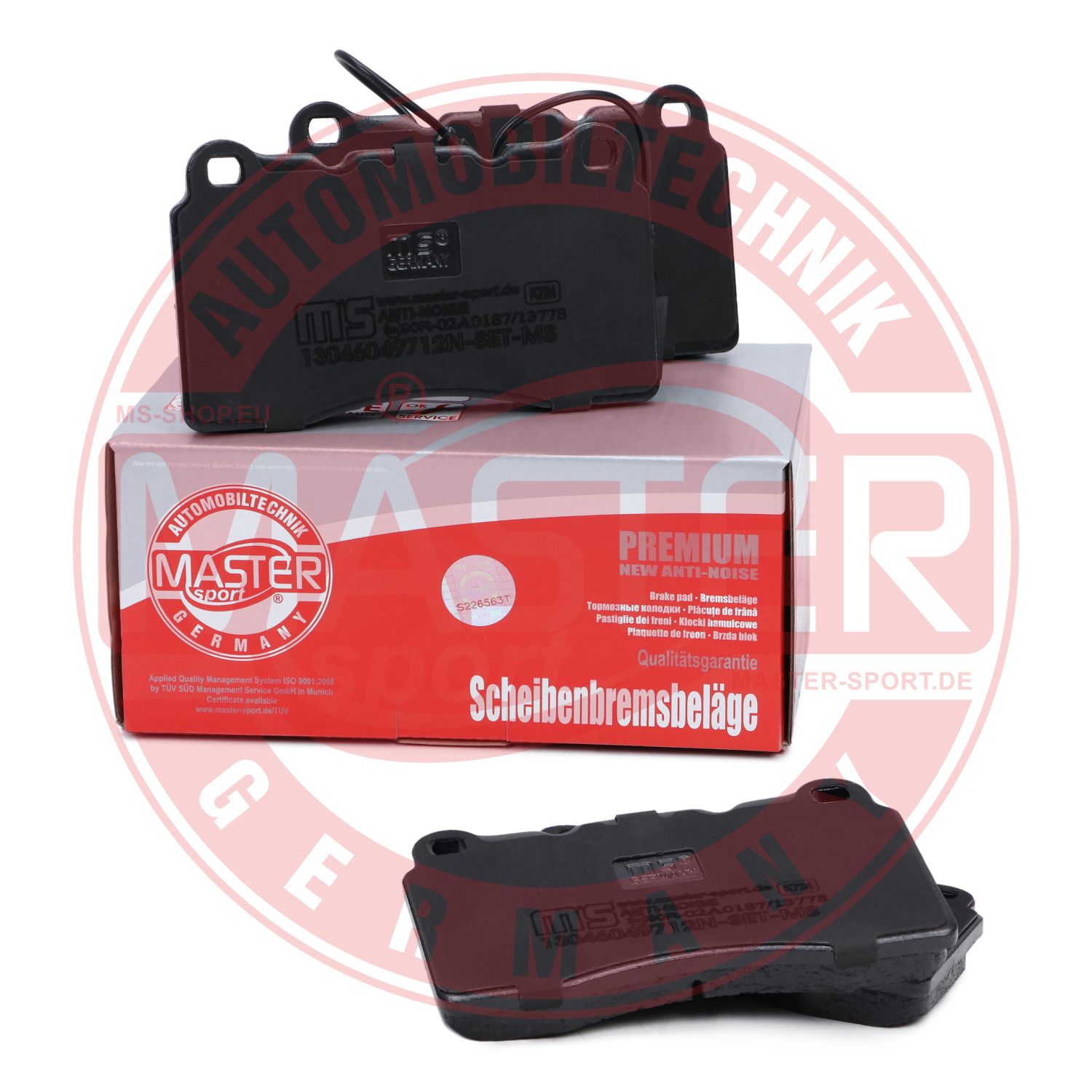 Placute frana MASTERSPORT GERMANY 13046049712N-SET-MS